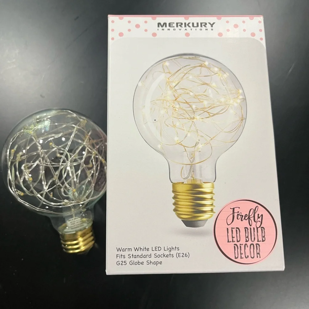 Pair of LED decorative light bulb